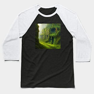 Nature's Reclamation: Ghost Town Serenade Baseball T-Shirt